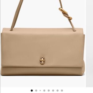 Marc Jacobs Camel Dual Shoulder Bag with Gold Detail